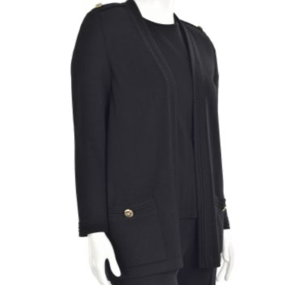 ST. JOHN Basics Santana Open Front Jacket - Picture 6 of 6